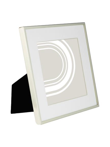 John Lewis Daya Photo Frame, 5 x 5" (13 x 13cm), Silver - view 2, Silver