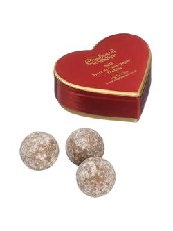 Charbonnel et Walker Mini Red Heart Champagne Truffle, 34g, 