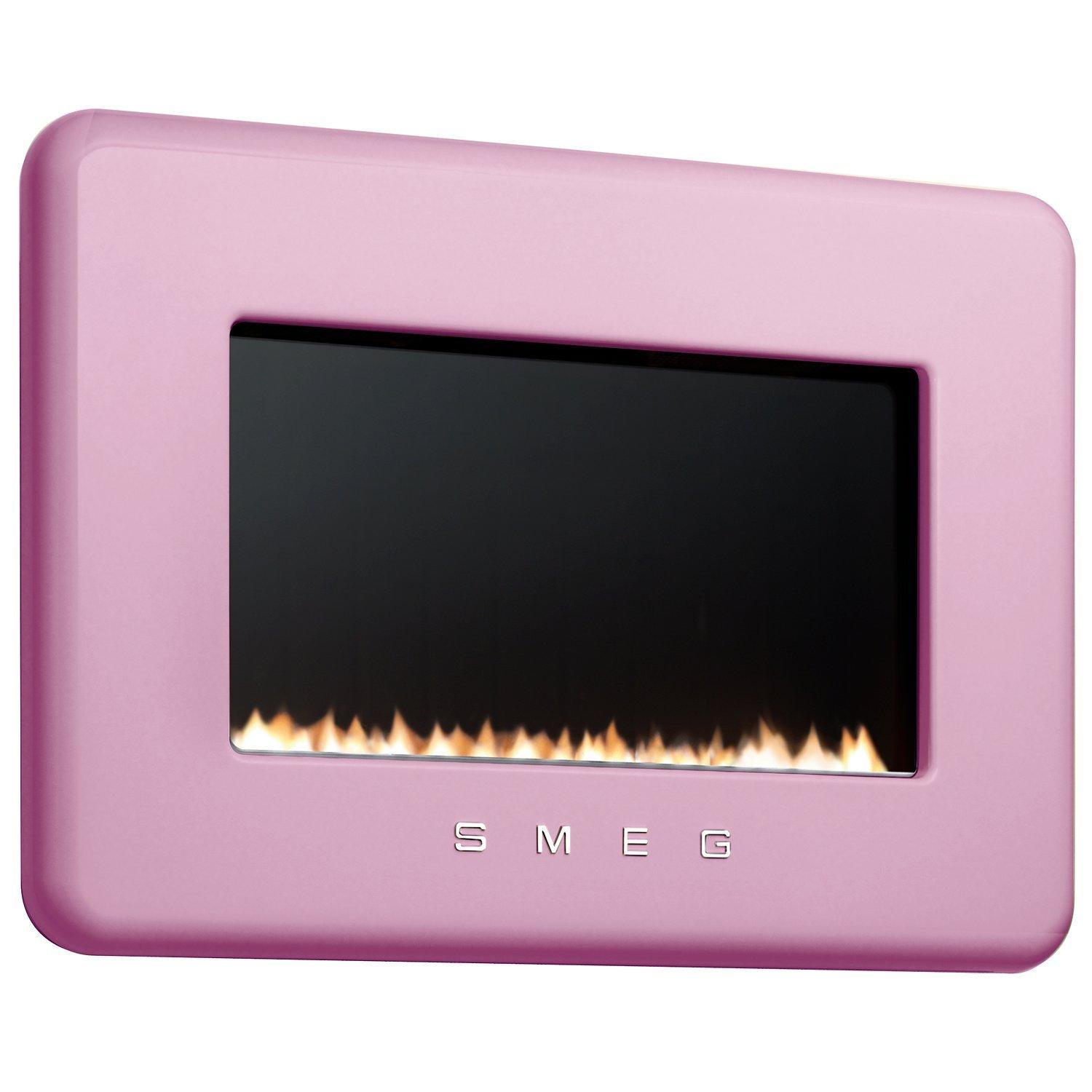 Smeg L30FABPIP Flueless Gas Fire, LPG, Pink