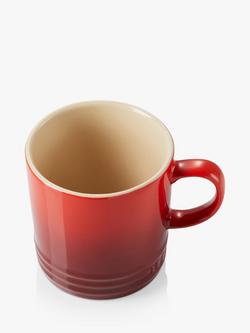 Le Creuset Stoneware Mug, 350ml - view 2, Cerise