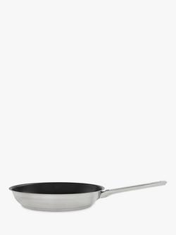 John Lewis Classic Stainless Steel Non-Stick Frying Pan, 28cm, 