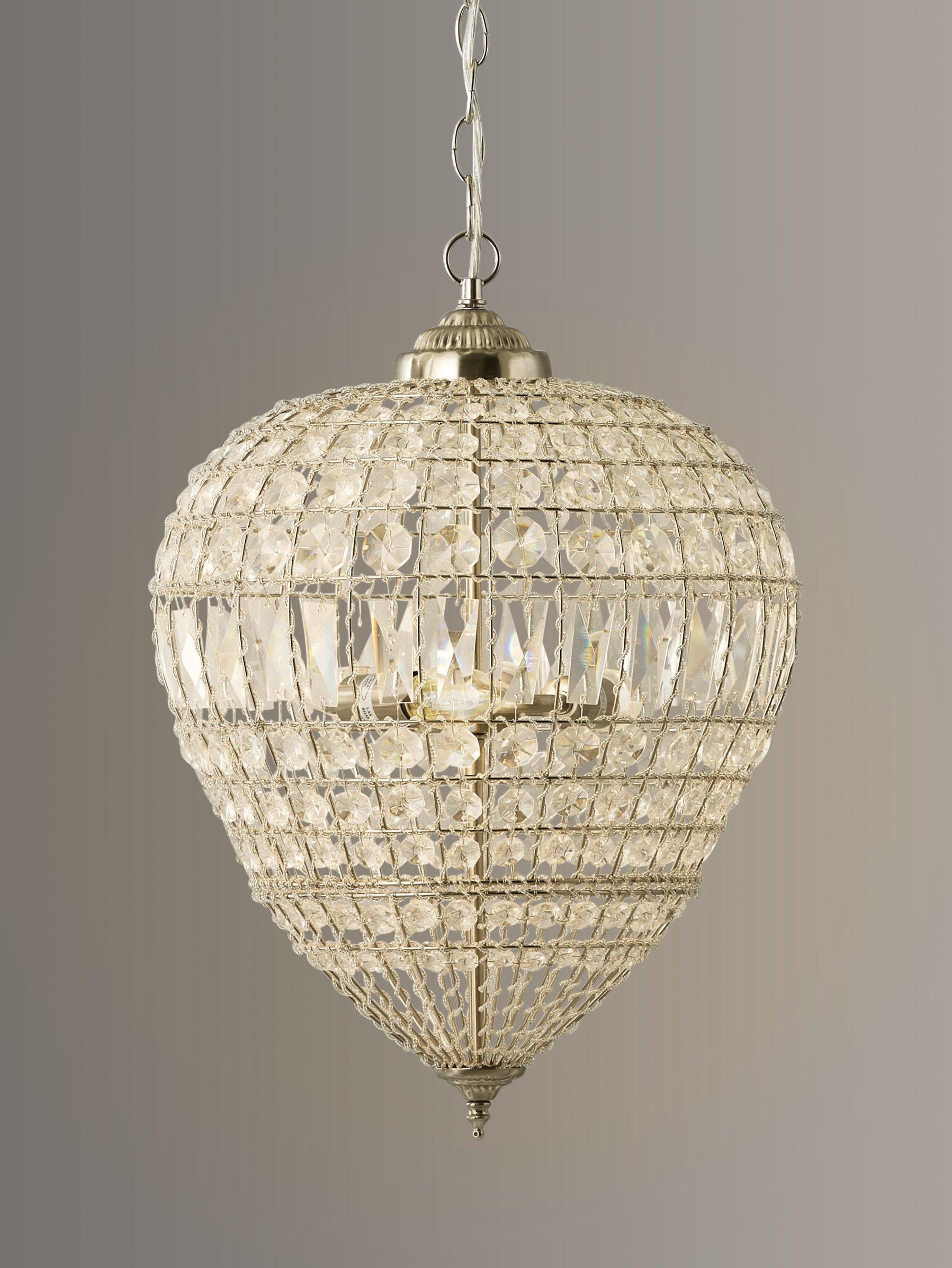 John Lewis Dante Grande Ceiling Light, Clear