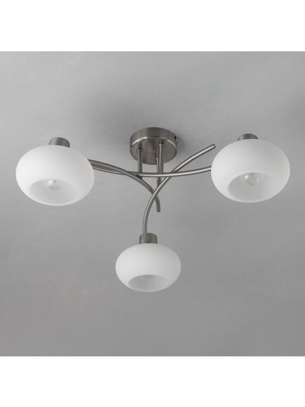 John Lewis Elio 3 Arm Ceiling Light - view 2, Metallic