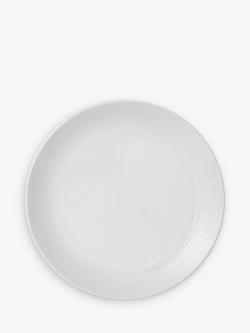 John Lewis Luna Fine China Dinner Plate, 27.5cm, Natural, Natural