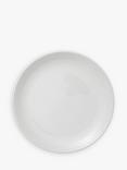 John Lewis Luna Fine China Salad Plate, Natural, 21.5cm