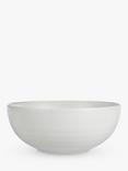 John Lewis Luna Fine China Cereal Bowl, Natural, 14.5cm