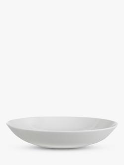 John Lewis Luna Fine China Pasta Bowl, 23.5cm, Natural, Natural