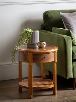John Lewis Hemingway Round Lamp Table - view 2, Oak