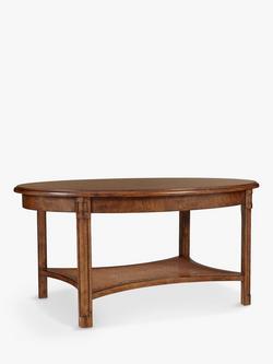 John Lewis Hemingway Oval Coffee Table, Dark Stain