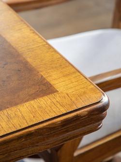 John Lewis Hemingway 6-10 Seater Extending Dining Table - view 2, Dark Stain