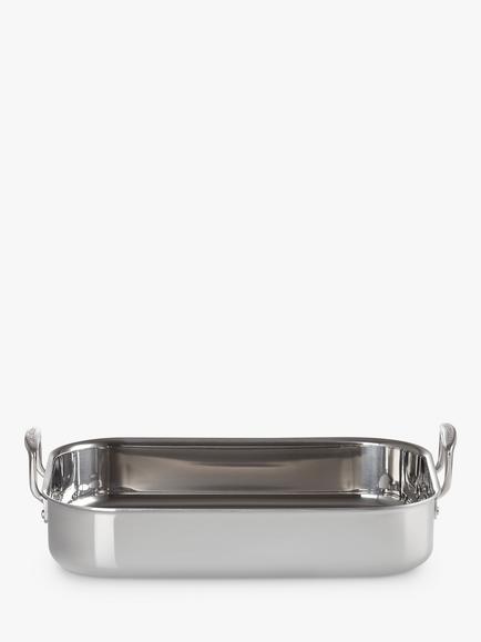 Le Creuset 3-Ply Stainless Steel Roaster, 35 x 25cm, 