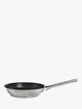 John Lewis Classic 3-Piece Glass Lid Saucepan Set with 20cm Non-Stick Frying Pan