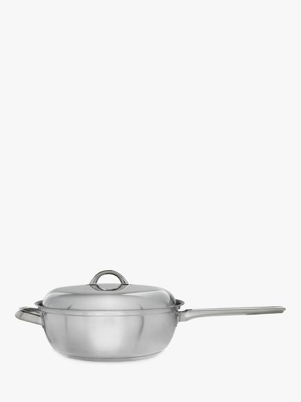 John Lewis Classic Non-Stick Chef's Pan and Lid, 26cm, 