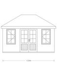 Crane Garden Buildings 3.0 x 4.2m Large Garden Room, FSC-Certified (Scandinavian Redwood)