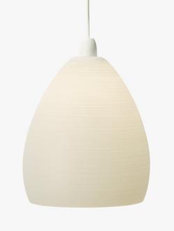 John Lewis Corina Easy-to-Fit Ceiling Shade - view 2, White