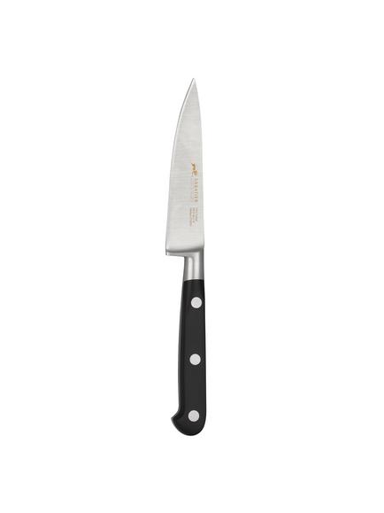 SABATIER Fully Forged Paring Knife, 10cm, Silver/Black