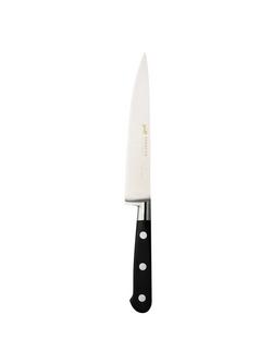 SABATIER Fully Forged Filleting Knife, 15cm, Silver/Black