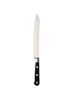 SABATIER Fully Forged Bread Knife, 20cm, Silver/Black