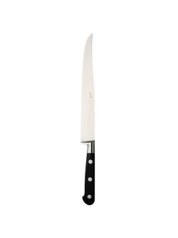 SABATIER Fully Forged Carving Knife, 20cm, Silver/Black