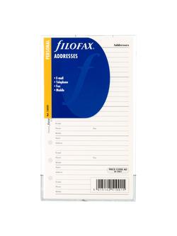 Filofax Contacts, Personal, 