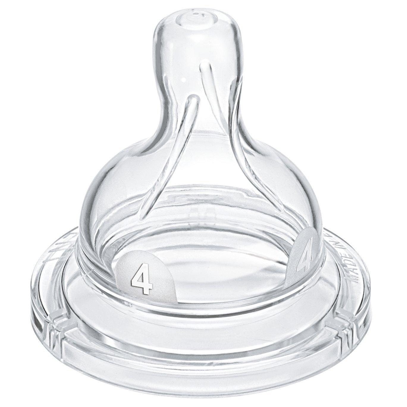 Philips Avent Airflex Fast Flow Baby Bottle Teat, Pack of 2