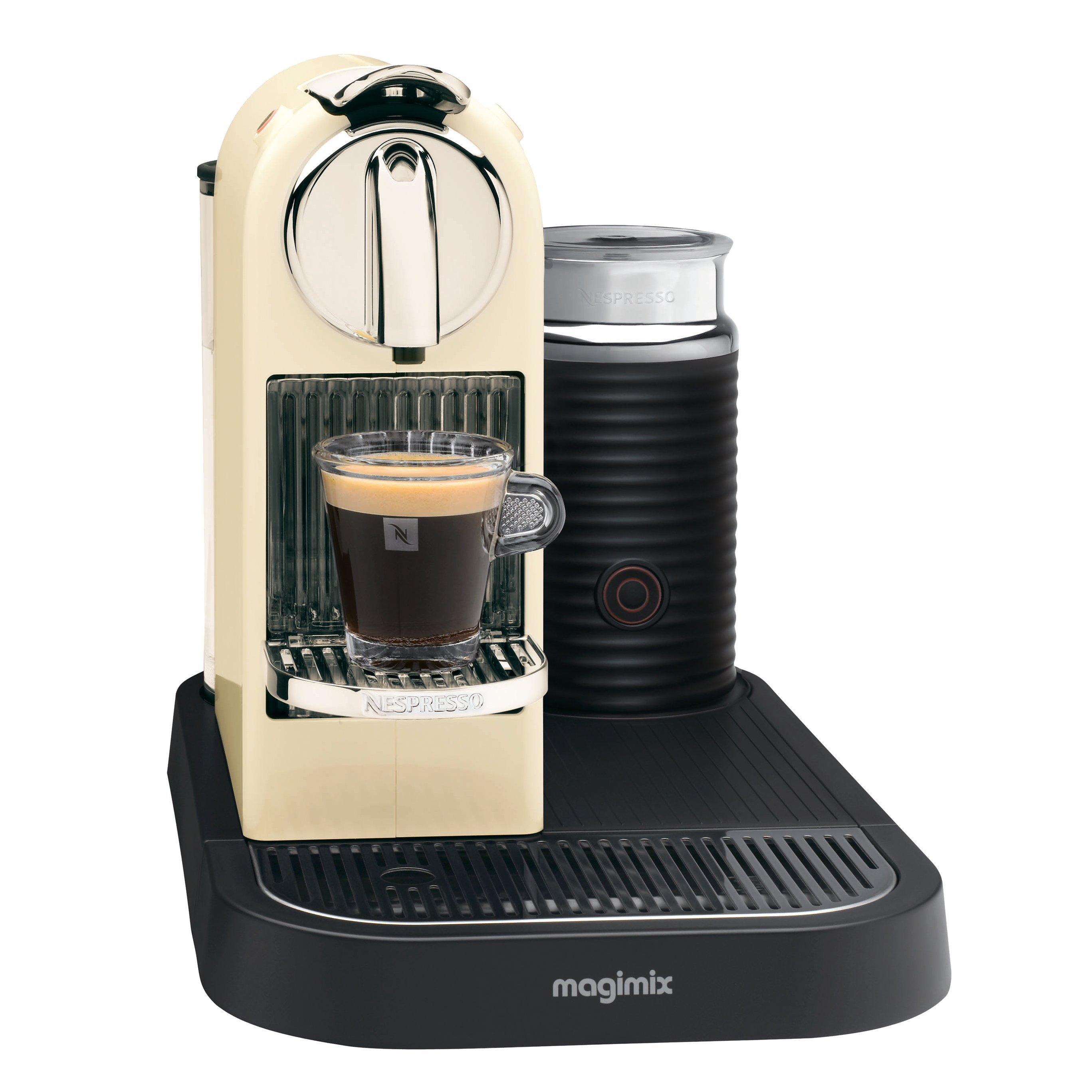 Nespresso 190 CitiZ and Milk Coffee Machine by Magimix Cream