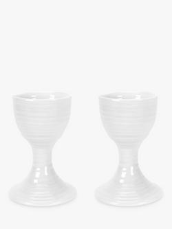 Sophie Conran for Portmeirion Set of 2 Egg Cups, White, White