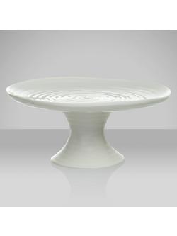 Sophie Conran for Portmeirion Footed Cake Plate, White, Dia.24cm - view 2, White
