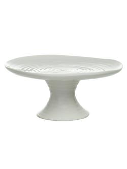 Sophie Conran for Portmeirion Footed Cake Plate, White, Dia.24cm, White