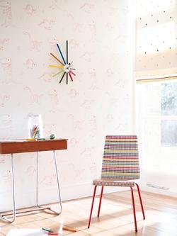 Harlequin Jolly Jurassic Children's Wallpaper - view 2, Red, 70525