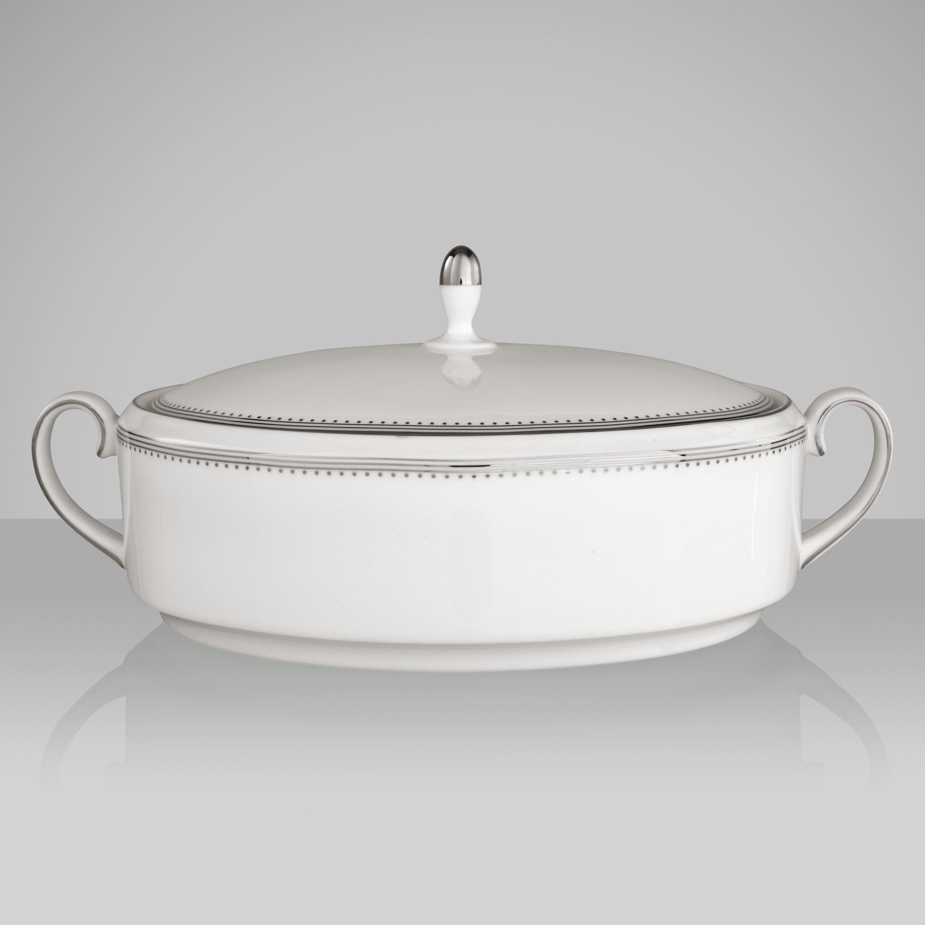 Vera Wang for Wedgwood Grosgrain Covered Vegetable Dish, 1.4L