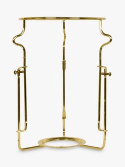 John Lewis Adjustable Shade Carrier, Brass, ES Fitting, 