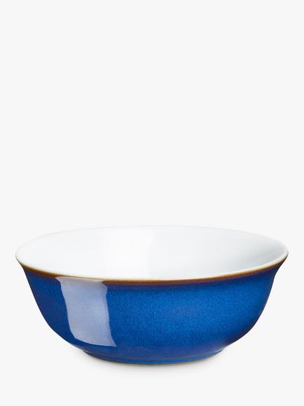 Denby Imperial Blue 17cm Cereal Bowl, Blue