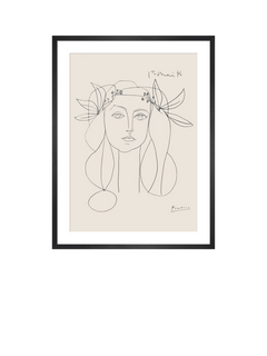 John Lewis Pablo Picasso 'Head, 1946' Framed Print, 94 x 74cm