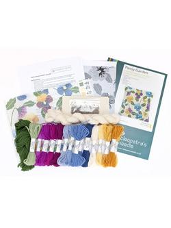 Cleopatra's Needle Pansy Pillow Tapestry Kit - view 2, 