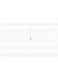 Filofax A5 Inserts, White Ruled Notepad