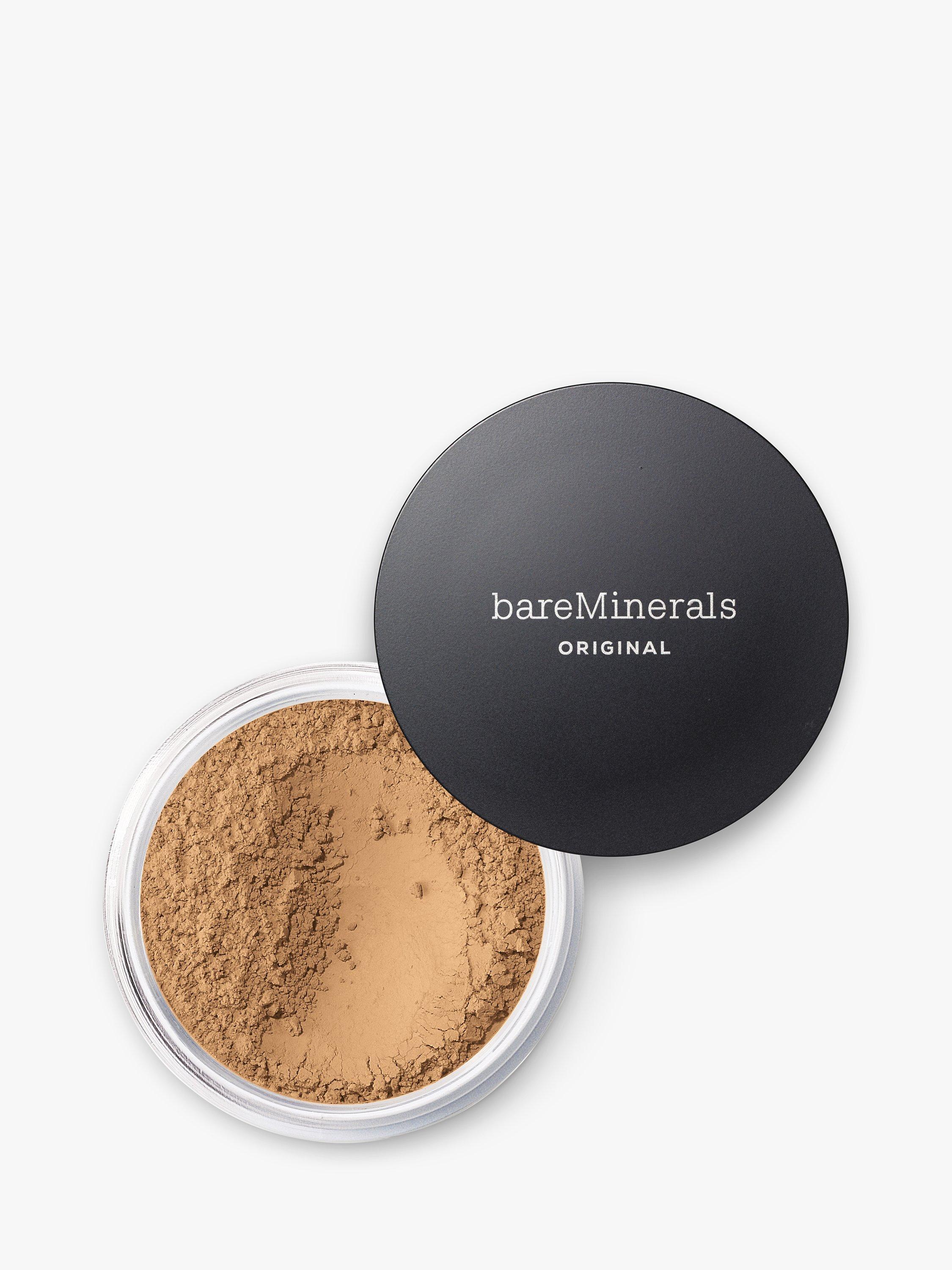 Product image 1 of 4, which shows bareMinerals ORIGINAL Loose Powder Foundation SPF 15, Golden Tan 20