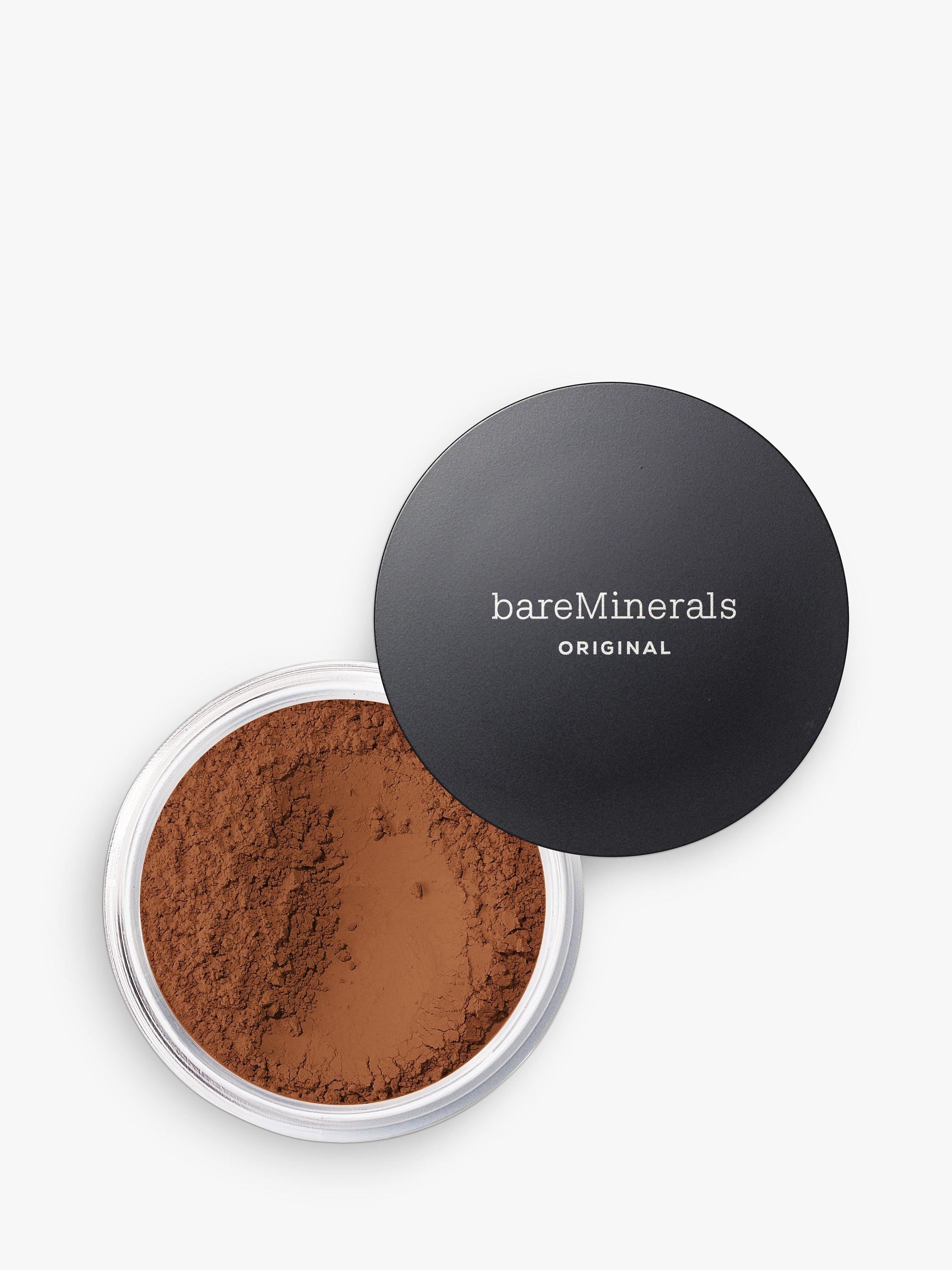 Product image 1 of 3, which shows bareMinerals ORIGINAL Loose Powder Foundation SPF 15, Warm Deep 27