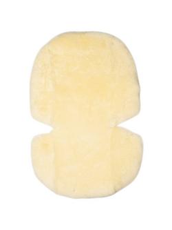 John Lewis Sheepskin Pushchair Liner, Cream