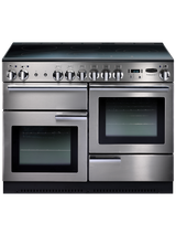 Rangemaster Professional + 110 Induction Hob Range Cooker, Stainless Steel
