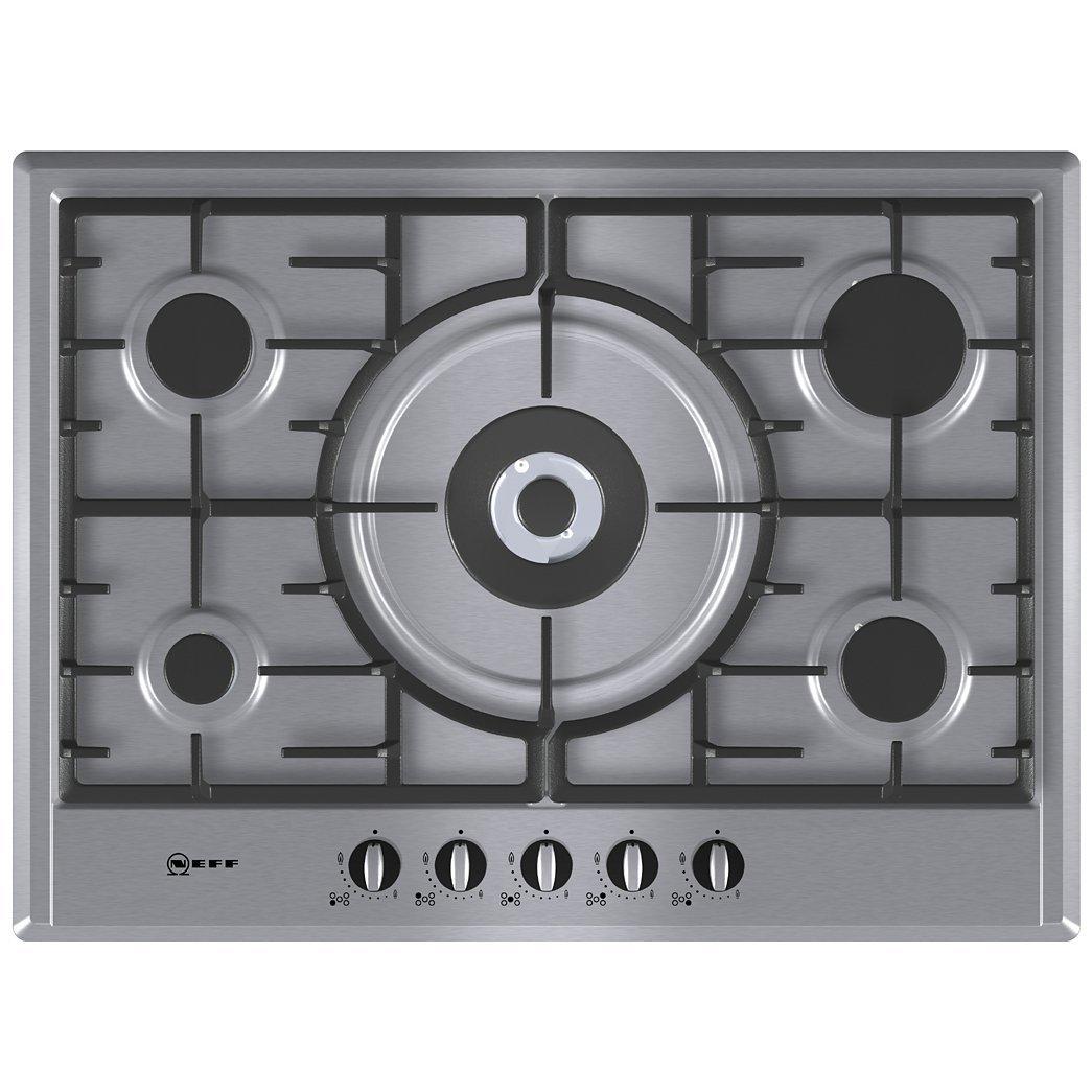 Neff T25S56N0GB Gas Hob Stainless Steel