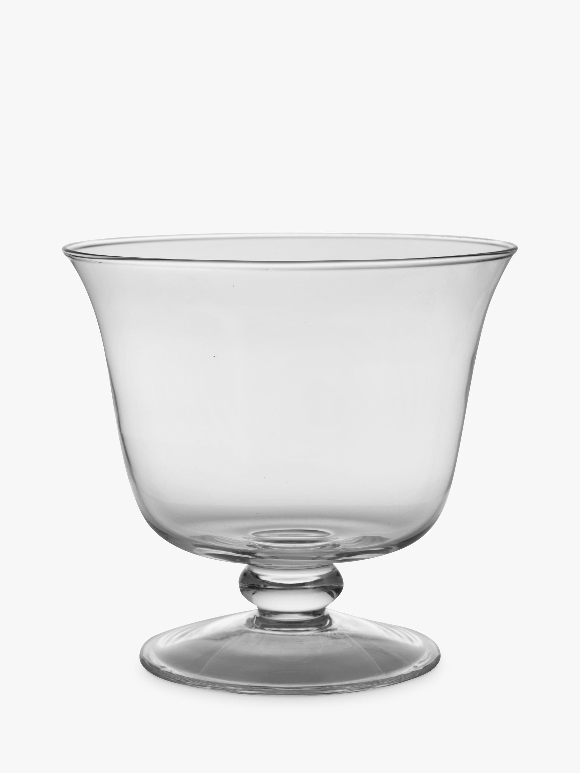 LSA International Serve Tall Glass Comport Dish/Trifle Bowl, 22cm, Clear