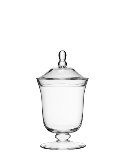 LSA International Serve Glass Bonbon Jar, Clear