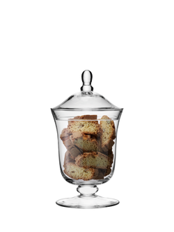 LSA International Serve Glass Bonbon Jar - view 2, Clear