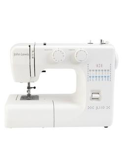 John Lewis JL110 Sewing Machine, White, White