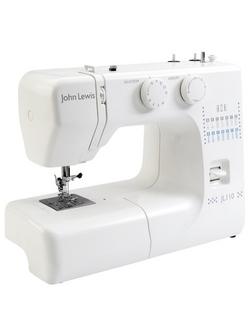 John Lewis JL110 Sewing Machine, White - view 2, White