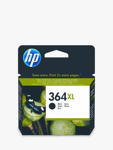HP 364 XL Black Original Ink Cartridge, Single, Black