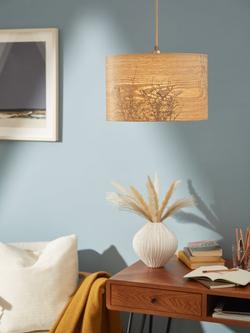 John Lewis Woodland Drum Shade - view 2, 