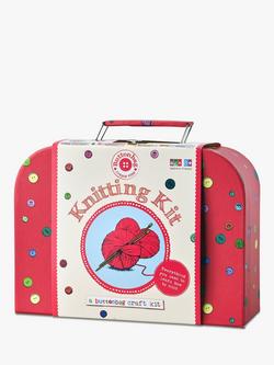 Buttonbag Knitting Kit, Red