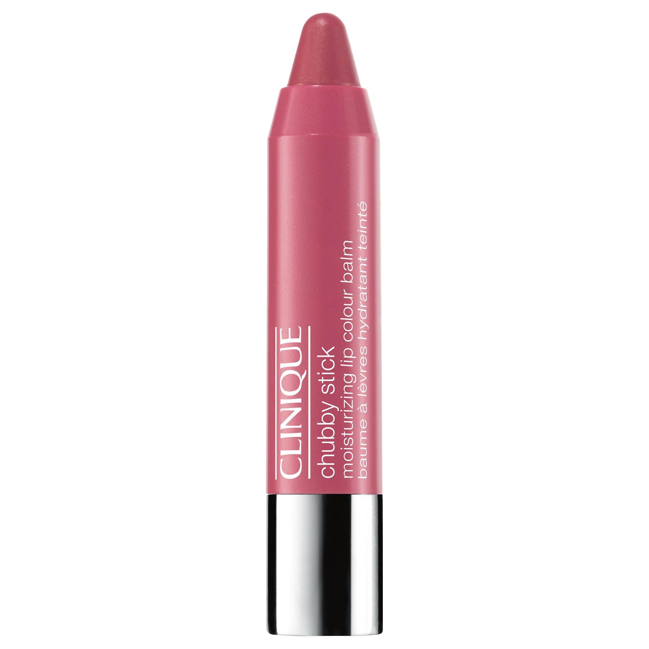 Product image 1 of 3, which shows Clinique Chubby Stick Moisturising Lip Colour Balm, Super Strawberry